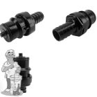 JoinTech mannelijke connector met automatische uitschakeling x 13 mm slangtule