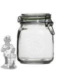  Bormioli Glazen voorraad pot 1 l met klemdeksel (clip Jar)