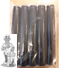 Krimpcapsules Groot zwart 34,5x55 100st
