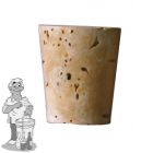 Konische kurk 23 x 26 mm 100 stuks