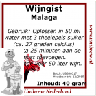 Wijngist Malaga 40 gram