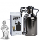 Growlerworks | uKeg 1.47 liter (12 kopjes)  Nitro Cold Brew Koffiezetapparaat Vaatje, zwart chroom