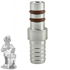 Nukatap Growler-tuit met insteeksluiting en O-ringen