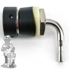 Nukatap / Intertap korte schacht voor duotight 6.5mm Zwart