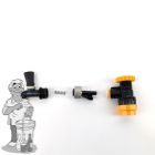 Nukatap Mini compleet met flowcontrol Ball lock