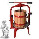 Fruitpers type 20: inhoud 11 liter kantelbaar en RVS onderstel. 