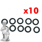 Rubberring voor steekkoppeling sodakeg 10 stuks