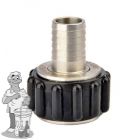 Kegland Quick Swivel 1/2"" NPT x 1/2"" slangtuit 13 mm recht