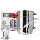 Stoomextractor 10 liter RVS