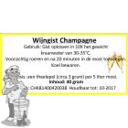 Wijngist Champagne 40 gram