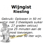 Wijngistsachet Riesling 5 gram
